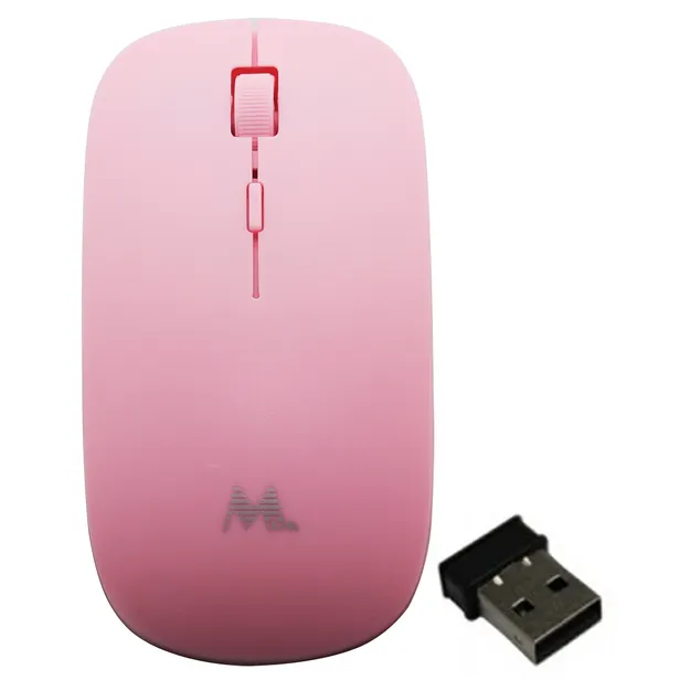 MOUSE MTEK PMF423 WIRELESS ROSA