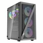 GABINETE AIGO DARKFLASH DK260 MESH AIR 4FAN BLACK