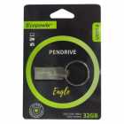 PEN DRIVE 32GB ECOPOWER EAGLE 2.0 METAL SILVER