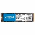 SSD Crucial P2, 2TB, M.2 NVMe, Leitura 2400MB/s, Gravao 1900MB/s, CT2000P2SSD8