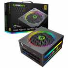 FONTE 1050W GAMEMAX RGB-1050 PRO 80P GOLD RGB F-MOD