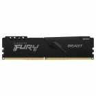 Memria Kingston Fury Beast, 8GB, 3600MHz, DDR4, c/Dissipador, Black, KF436C17BB-8