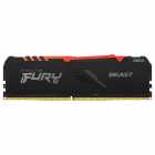 MEM DDR4 8GB 3600 KINGSTON HYPERX BEAST RGB BLACK KF436C17BBA/8