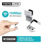 ADAPTADOR USB WIFI TOTOLINK N150USM NANO 150MBPS