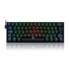 TECLADO REDRAGON K616-RGB FIZZ PRO BT/WIFI BLACK