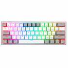 TECLADO REDRAGON K616-RGB FIZZ PRO BT/WIFI GRAY/WT GRAY/WHITE