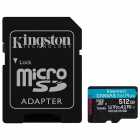 CARTAO MICROSD 512GB KINGSTON 170M SDCG3/512GB SDCG3/512GB