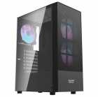 GABINETE AIGO DARKFLASH A290 3 FAN RGB BLACK