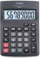 CALCULADORA CASIO MW-8V-BK 8 DIG BLACK