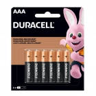 PILHA AAA DURACELL ALCALINA PACK-6