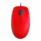 MOUSE LOGITECH SILENT M110 C/CABO 910-006755 RED