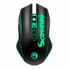 Mouse Gamer Marvo M506 Scorpion, 4000 DPI, 7 Botes, LED RGB 7 Cores, Black, M506GN