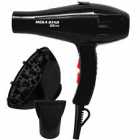 SECADOR DE CABELO MEGA STAR SC302 1000W BIVOLT BLK