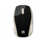 MOUSE HP 200 WIRELESS 2HU83AA#ABL BLACK/GOLD