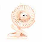 VENTILADOR D/ MESA MINI FAN Q8 RECARREGA. USB PINK USB MICRO