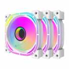 COOLER FAN AIGO DARKFLASH INF24 PRO KIT 3IN1 WHITE SEM CONTROLADOR