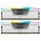 Memria Corsair Vengeance RGB, DDR5 32GB (2x16GB), 6000MHz, c/Dissipador, Para Intel, CMH32GX5M2B6000C40W, Branco