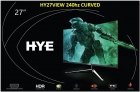 MON 27 HYE HY27VIEW240 FHD/CURVED/240HZ/5MS
