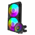 COOLER WATER AIGO DARKFLASH DCS-240 RADIANT RGB BL