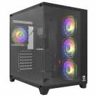 GABINETE SATE K896 GAMER 4FAN EATX BLACK