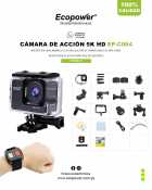 CAMERA DE ACAO ECOPOWER EP-C064 COM KIT ACESSORIOS