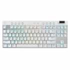 TECLADO LOGITECH G PRO X TKL LIGHTSPE WIRELESS WHI 920-012143/WHIT