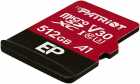 CARTAO MICROSD 512GB PATRIOT EP V30 A1 4K CLASSE 10 PEF512GEP31MCX