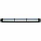 F. CAT6 PATCH PANEL UTP 24 PORTAS JZ-2006 CRIMPADO