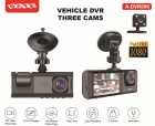 CAMERA P/ CARRO SATE A-DVR006 FHD 2 CAMERAS PRETO