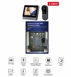 INTERFONE SATE A-DB24 SMART HOME EXTERNO PRETO WATERPROOF