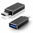 ADAPTADOR OTG LUO-2002 USB-C P/ USB 3.0 PRETO USB-C MACHO