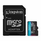 Carto de Memria Kingston Canvas GO Plus, 128GB, Micro SD, U3 V30, 170MB/s, SDCG3/128GB