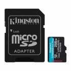 Carto de Memria Kingston Canvas GO Plus, 256GB, Micro SD, U3 V30, 170MB/s, SDCG3/256GB