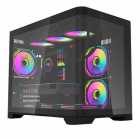 GABINETE AIGO ARC1 BLACK SEM FAN