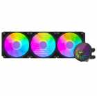 COOLER WATER AIGO DARKFLASH DCS360 RADIANT RGB BLK BLACK