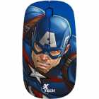 MOUSE XTECH CAPITAN AMERICA XTM-M340CA WILERESS BLUE