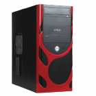 GABINETE MITSUO MQ 826 BLACK/RED - SEM CAIXA - SEM FONTE