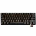 Teclado Mecnico Royal Kludge RK61 Plus, 60%, RGB, Linear Wireless, s/Fio, Switch Blue, RK61PLUS-BLAC-Q, Indigo