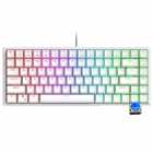 TECLADO ROYAL MECANICO RK84 RGB S/F WHITE SW BLUE SWITCH BLUE