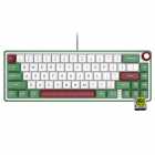 TECLADO ROYAL MECANICO R65 RGB S/F GREEN SAND SWITCH CHARTREU