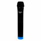 MICROFONE MEGA STAR MICWR7B SEM FIO PRETO/AZUL