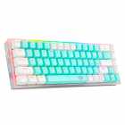 TECLADO REDRAGON K631RGW-RGB CASTOR PRO GREEN/WHT QUIET LINEAR