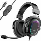 FONE C/MIC FIFINE H6 USB 7.1 RGB BLACK