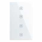 ZIGBEE HOMIE ESP TOUCH 4 INT. HSS04TR WHITE