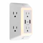 TOMADA ELETRICO FORZA USB FWT-6201USB 110V/220V