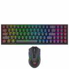 TEC/MOUSE REDRAGON S136 MECANIC S/FIO RGB PRETO