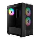 GABINETE GAMDIAS AURA GC6 3FAN ARGB BLK