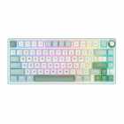 TECLADO ROYAL MECANICO R75 RGB S/F SKY CYAN SW BRO SWITCH BROWN