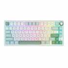 TECLADO ROYAL MECANICO R75 RGB S/F SKY CYAN SW BLU SWITCH BLUE