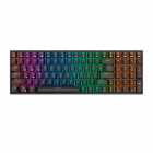 TECLADO ROYAL MECANICO RK100 RGB S/F BLACK SW BROW SWITCH BROWN